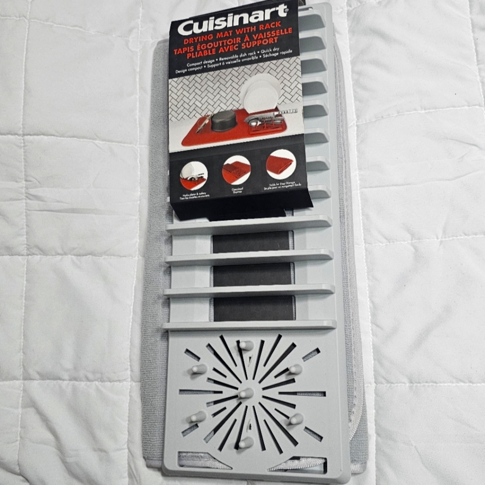 Cuisinart Gray Drying Mat with Rack